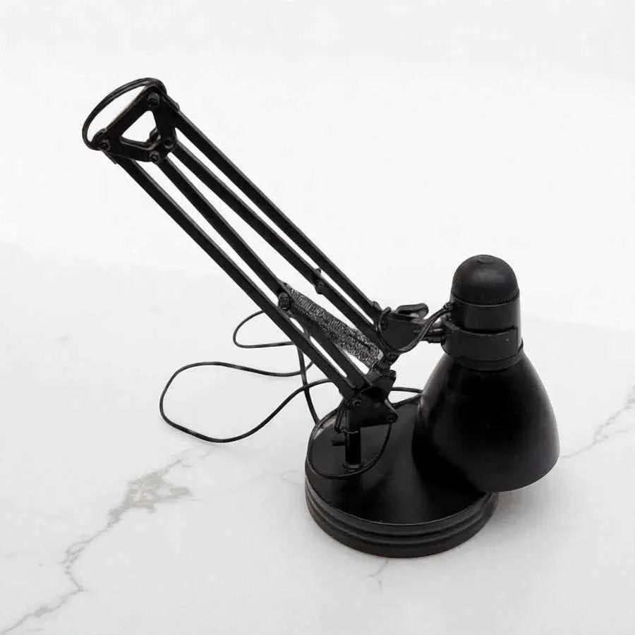 Modern Swing-Arm Desk Lamp, Black - Return