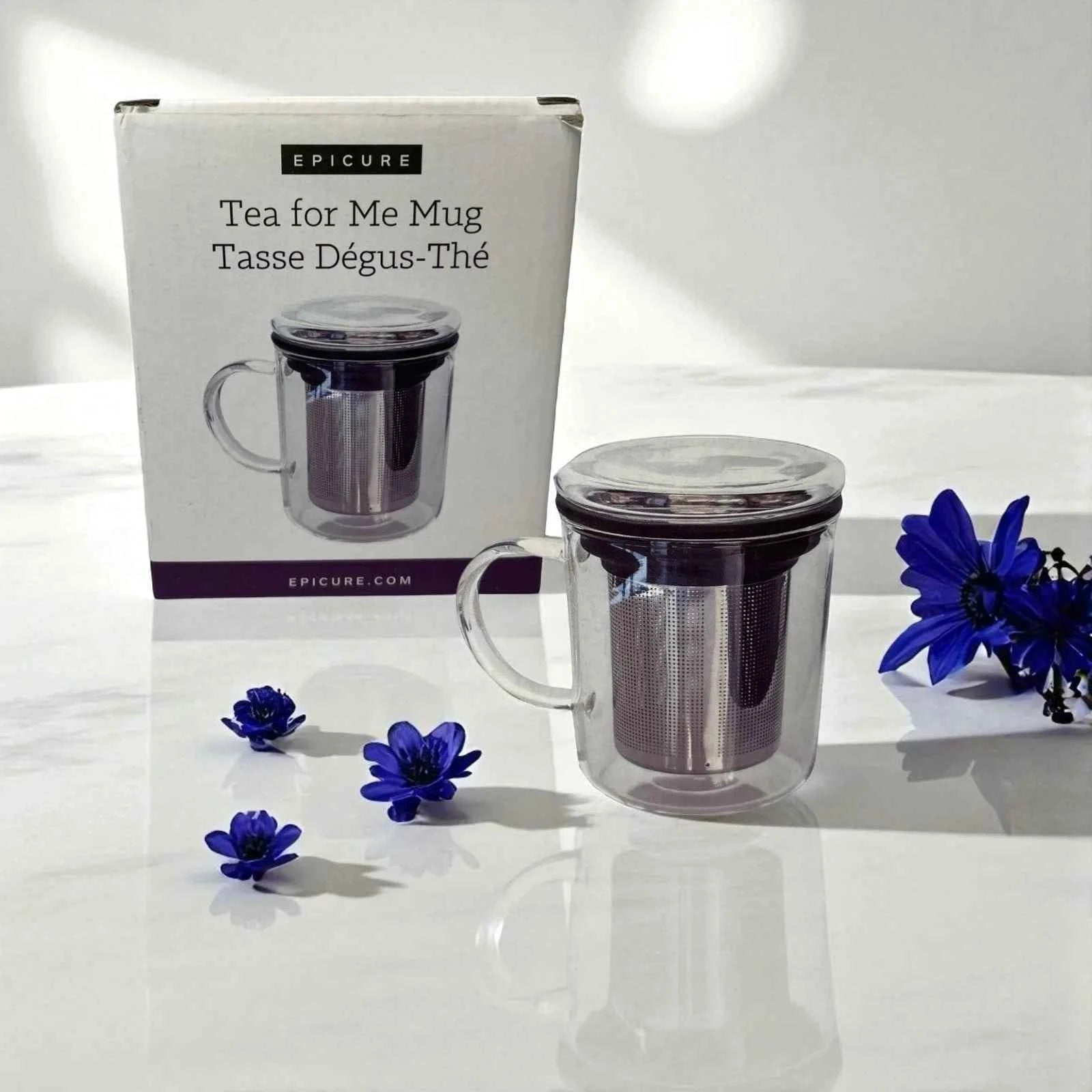 Clear Glass Mug - New