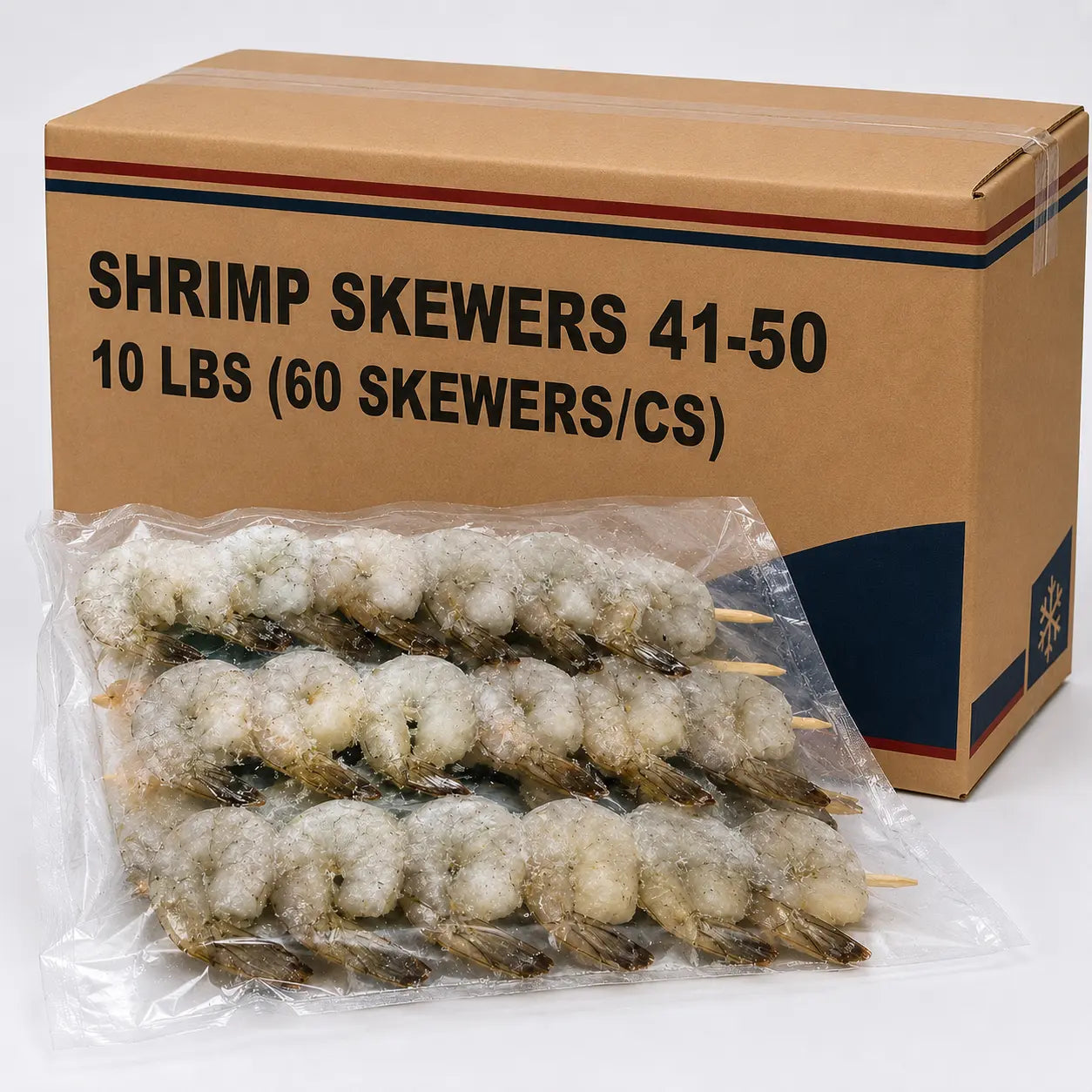 Shrimp Skewers – Frozen | 10 LB