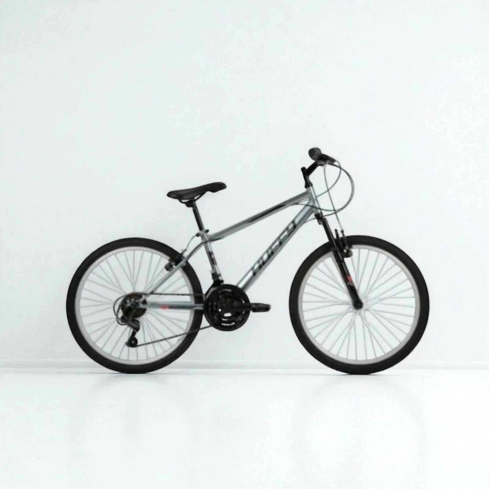 Huffy Hardtail Silver Bike - Returned