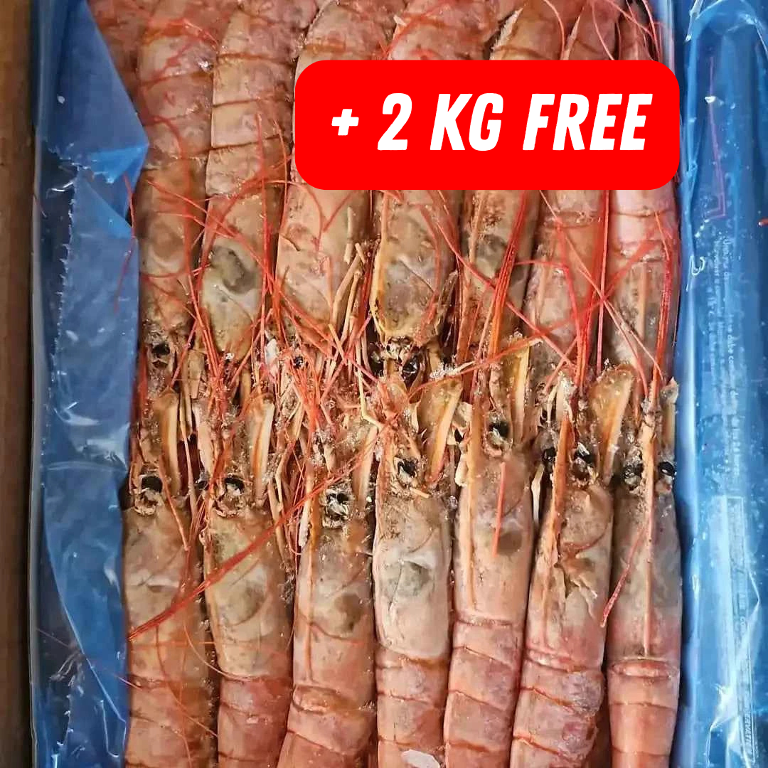 Wild Red Shrimp Frozen (10Kg)