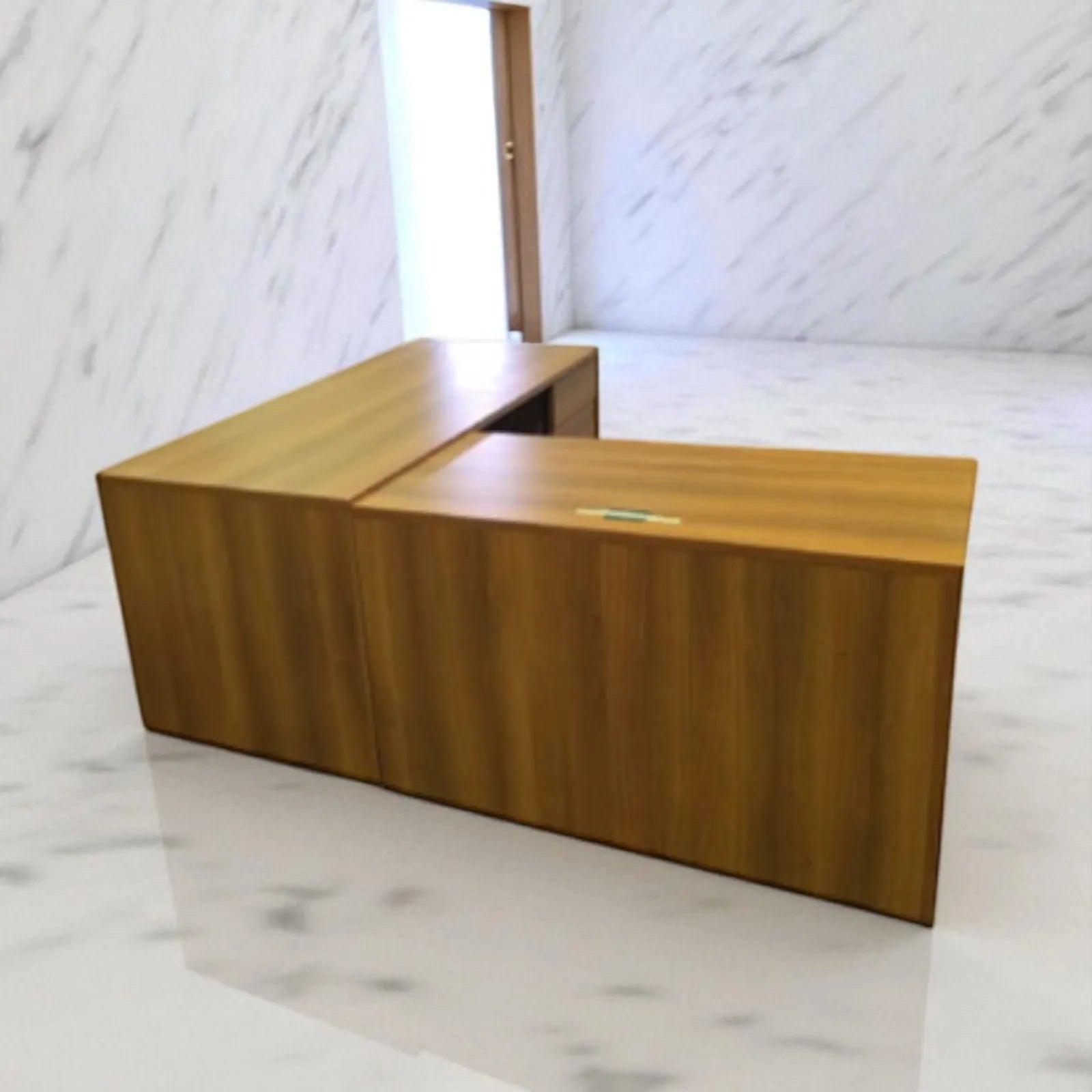 L Shape workstation