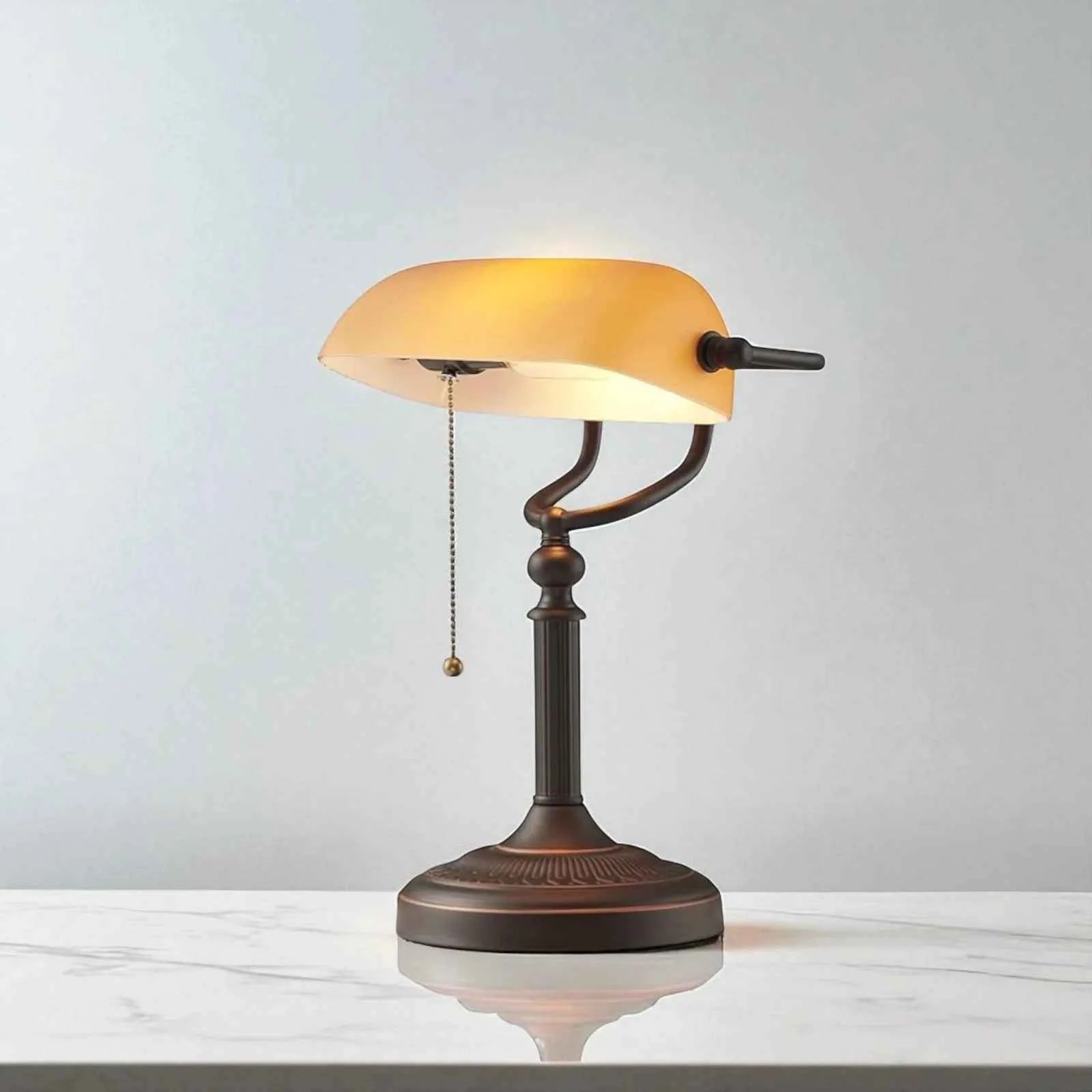 Vintage Orange Table Lamp- return
