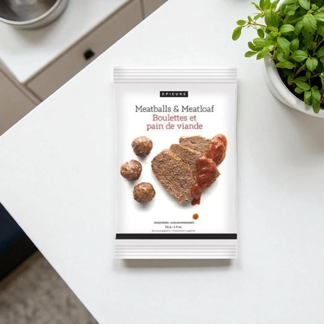 53g jar of meatball and meatloaf seasoning blend with herbs and spices