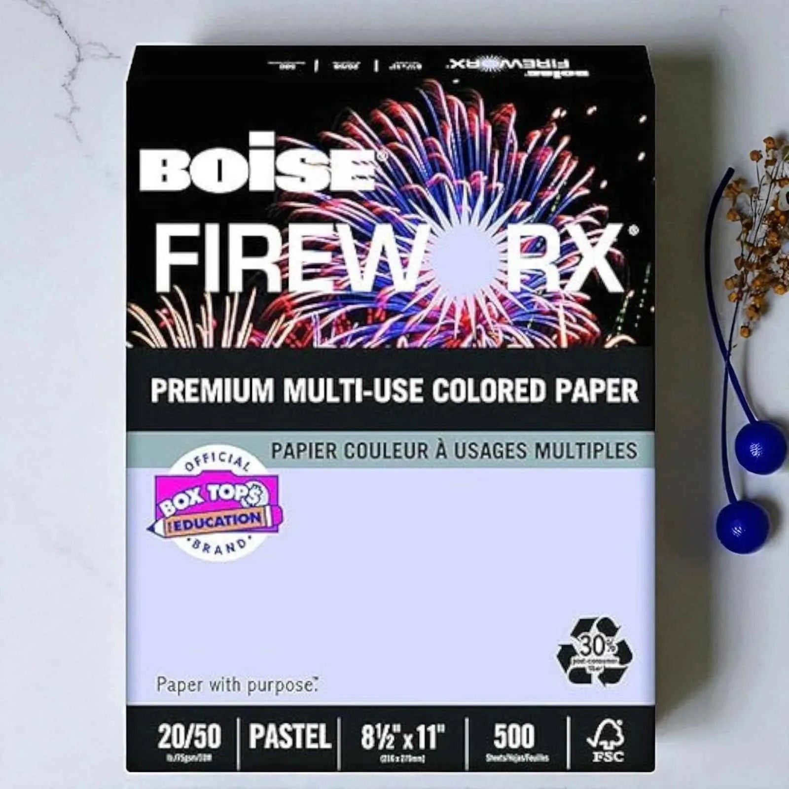 Boise Fireworx Color Copy/Lavender 500 Sheet
