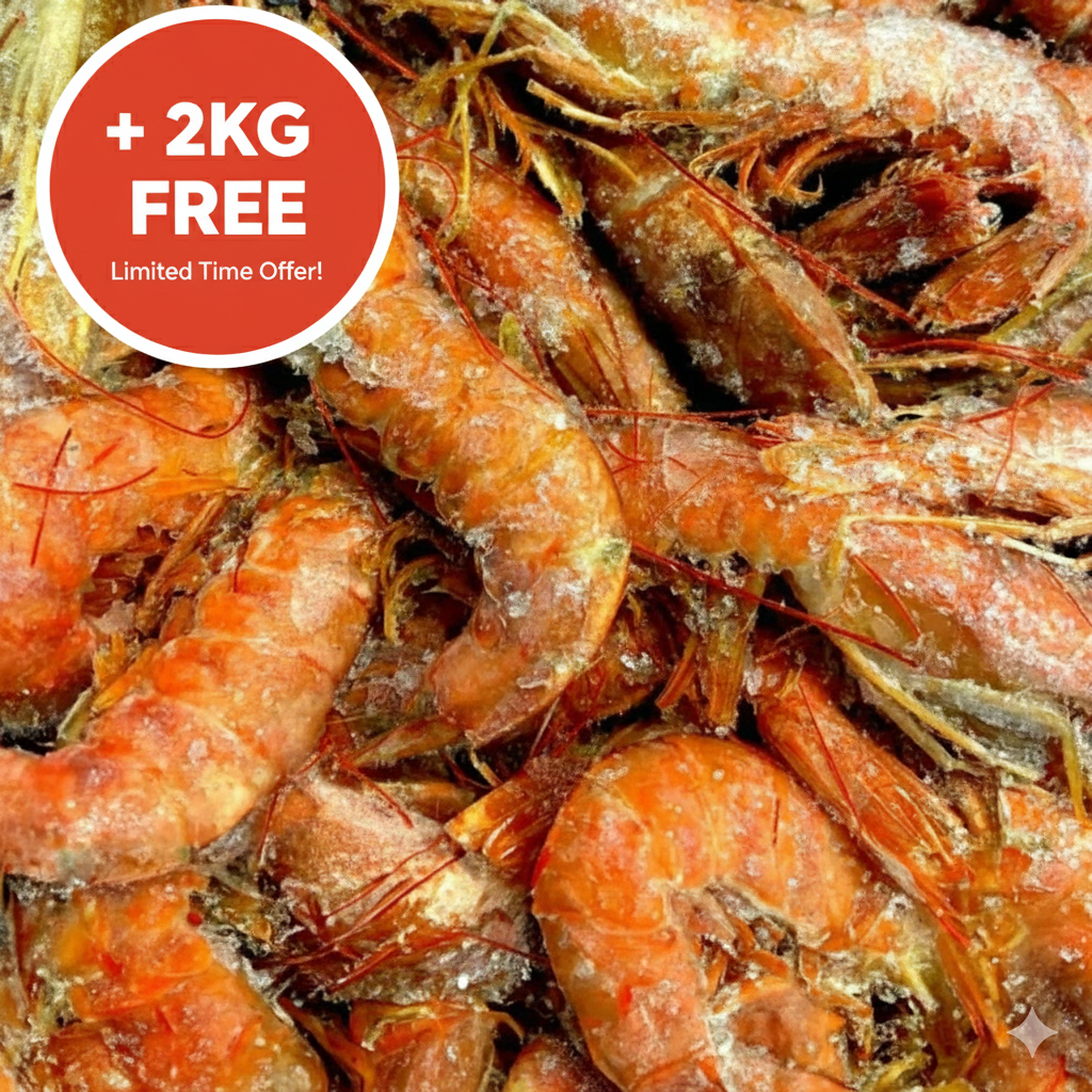 Wild Red Shrimp Frozen (10Kg)