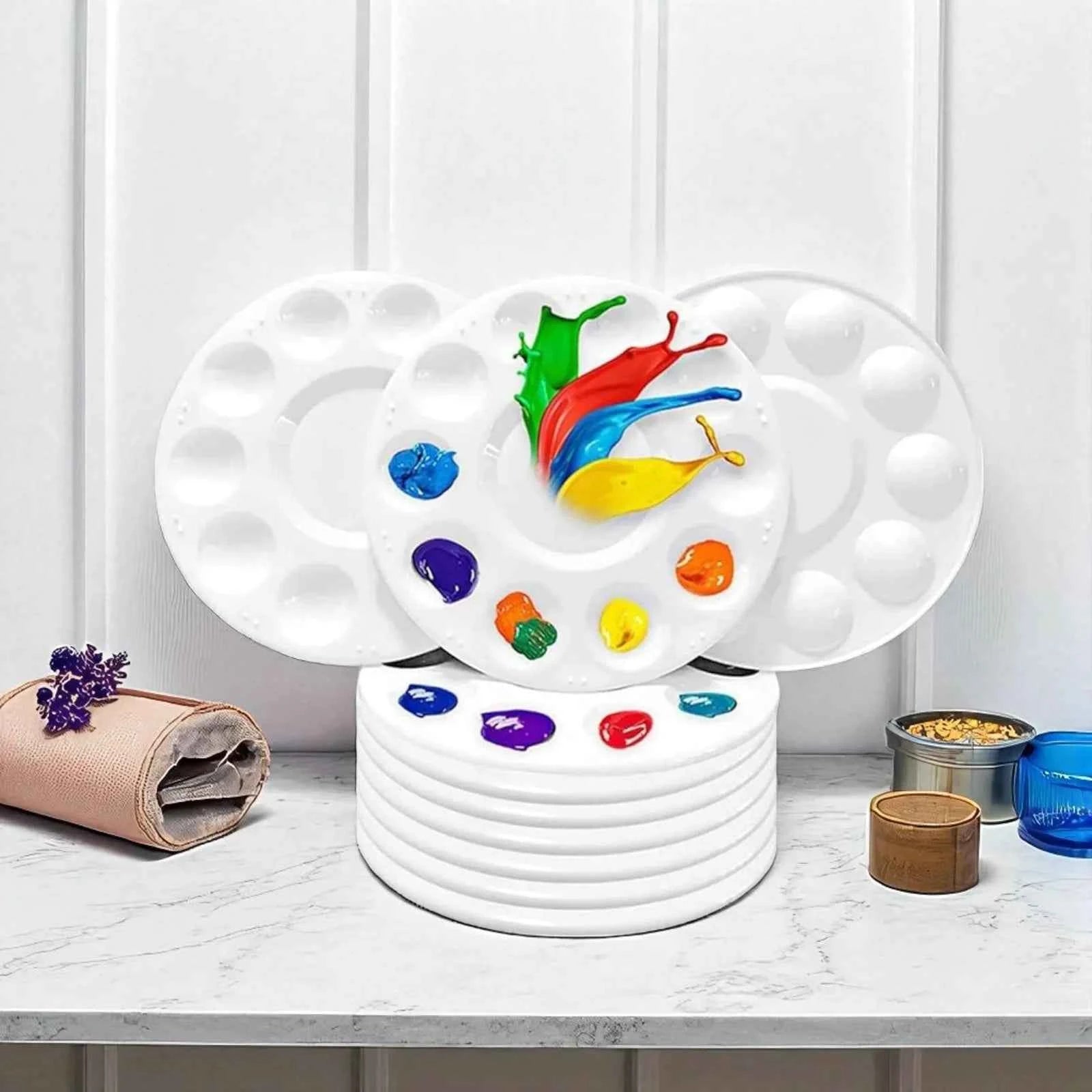 Set of 10 paint palette tray - New