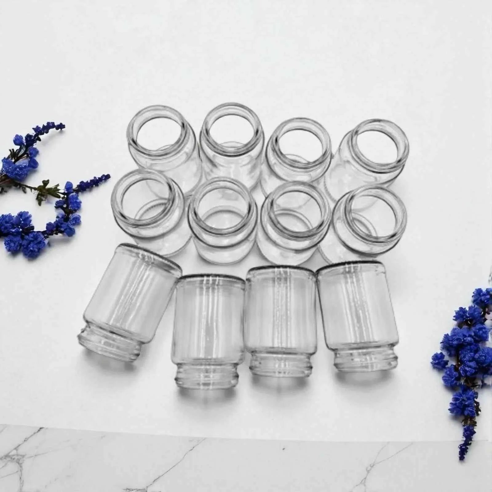 Case of 12 cylinder glass jar -120ml