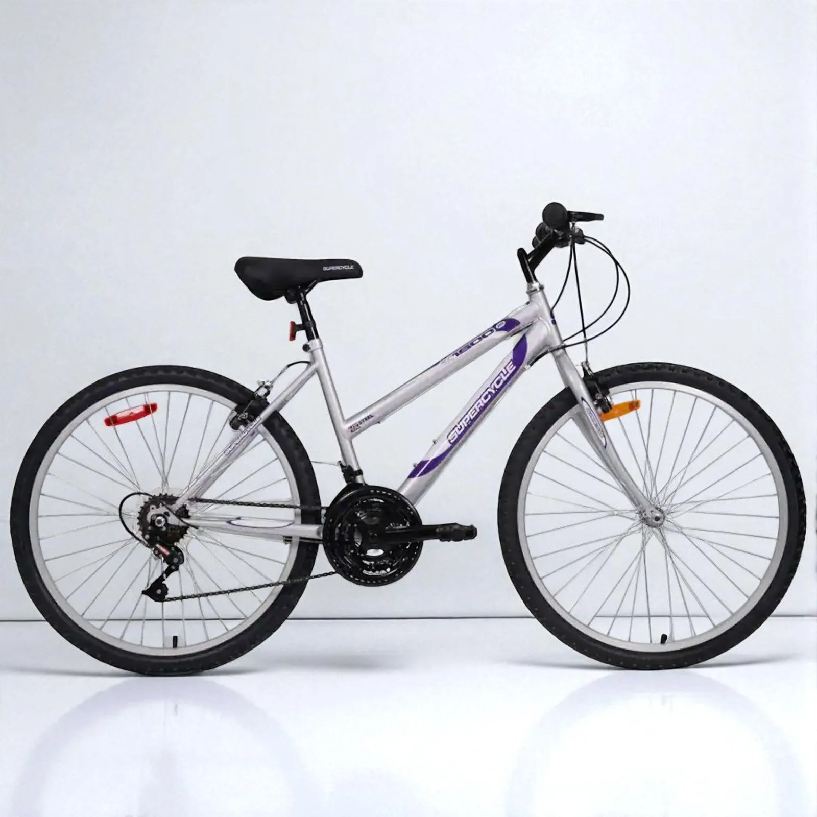 Supercycle 1800 26" mountain bike in grey and purple – return item