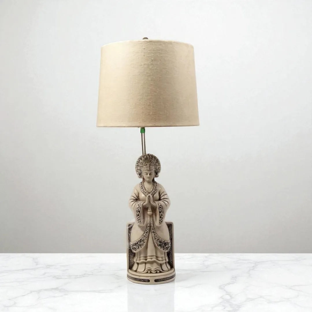 Chinese Figural lamp-Return
