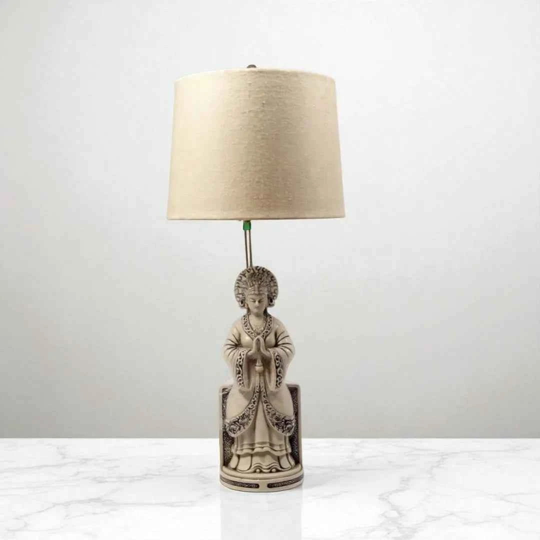 Chinese Figural lamp-Return