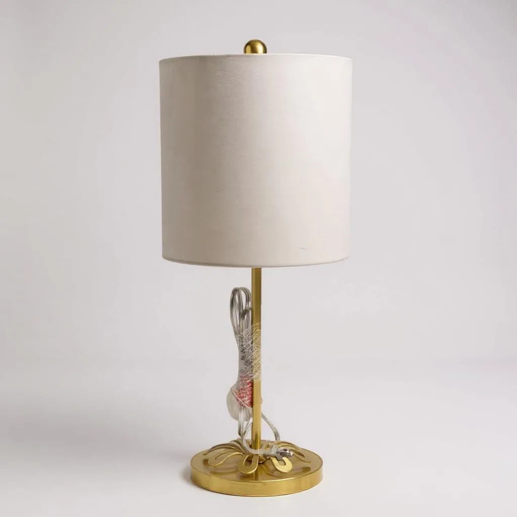 Gold Flower Table Lamp-Return