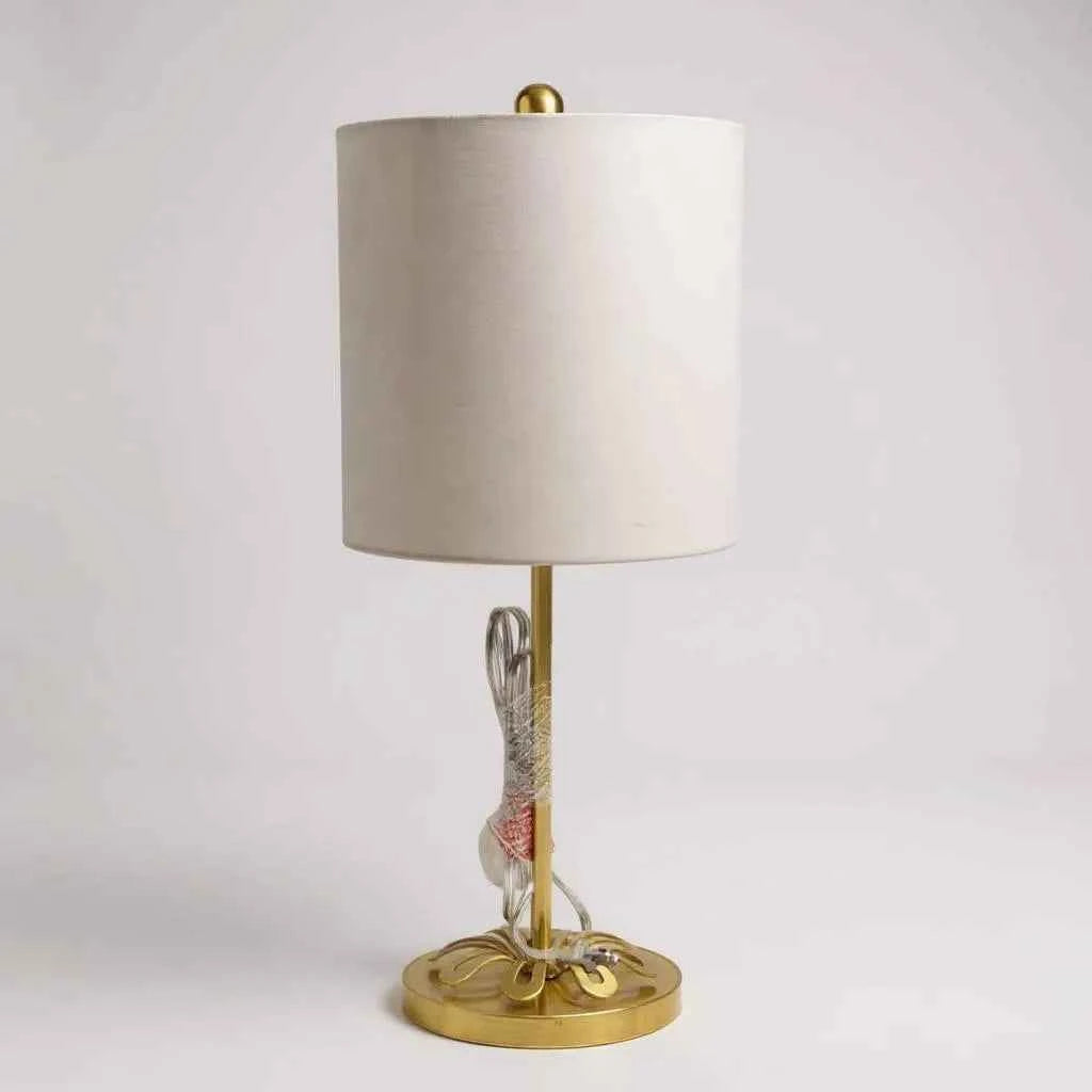 Gold Flower Table Lamp-Return