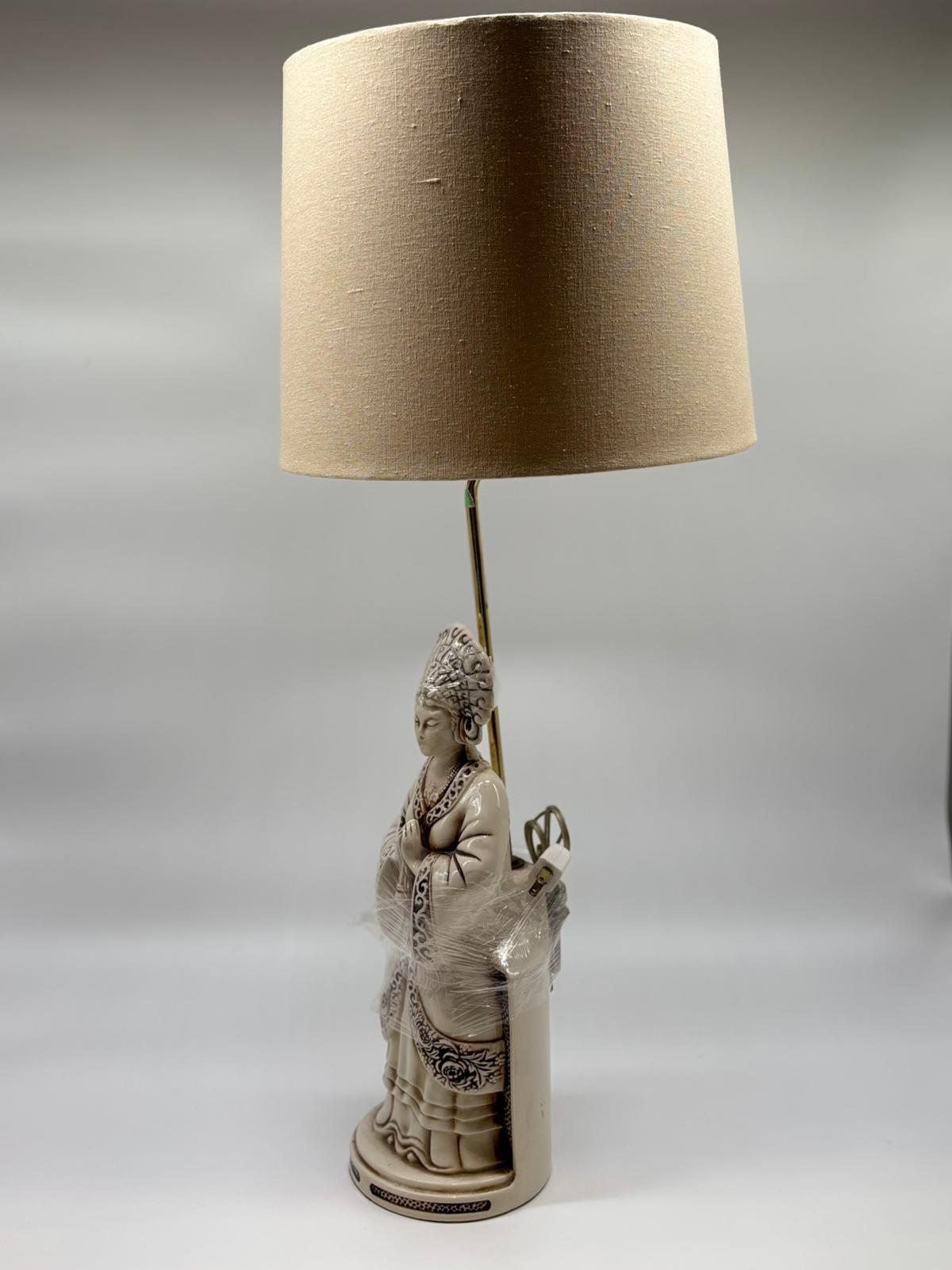 Chinese Figural lamp-Return
