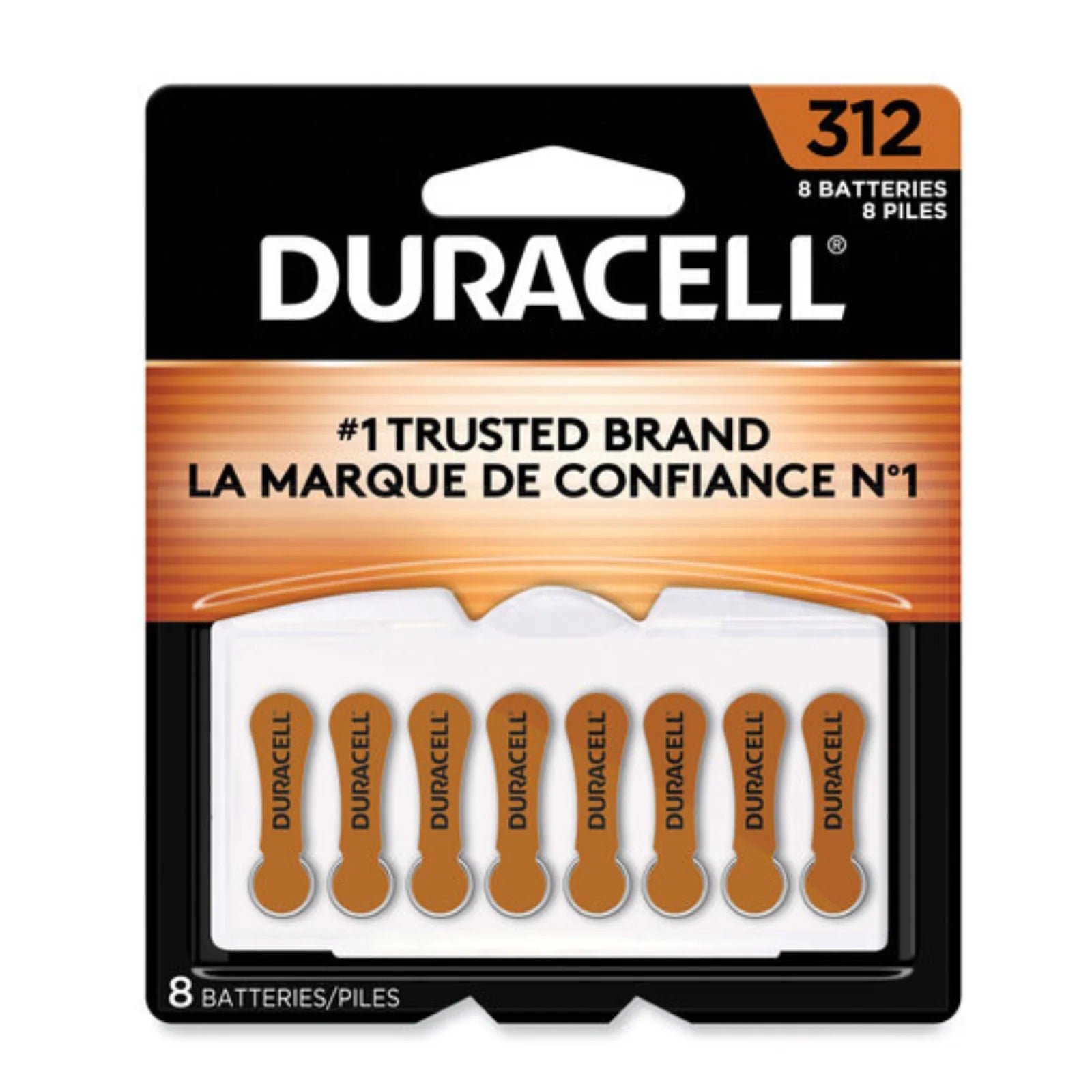 Duracell size 13 orange hearing aid batteries – long-lasting power