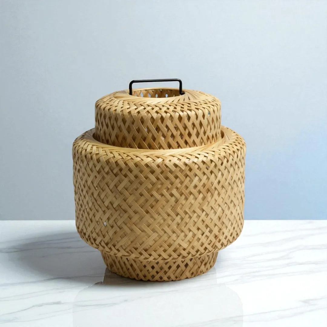 Bamboo Led Table Lamp-Return