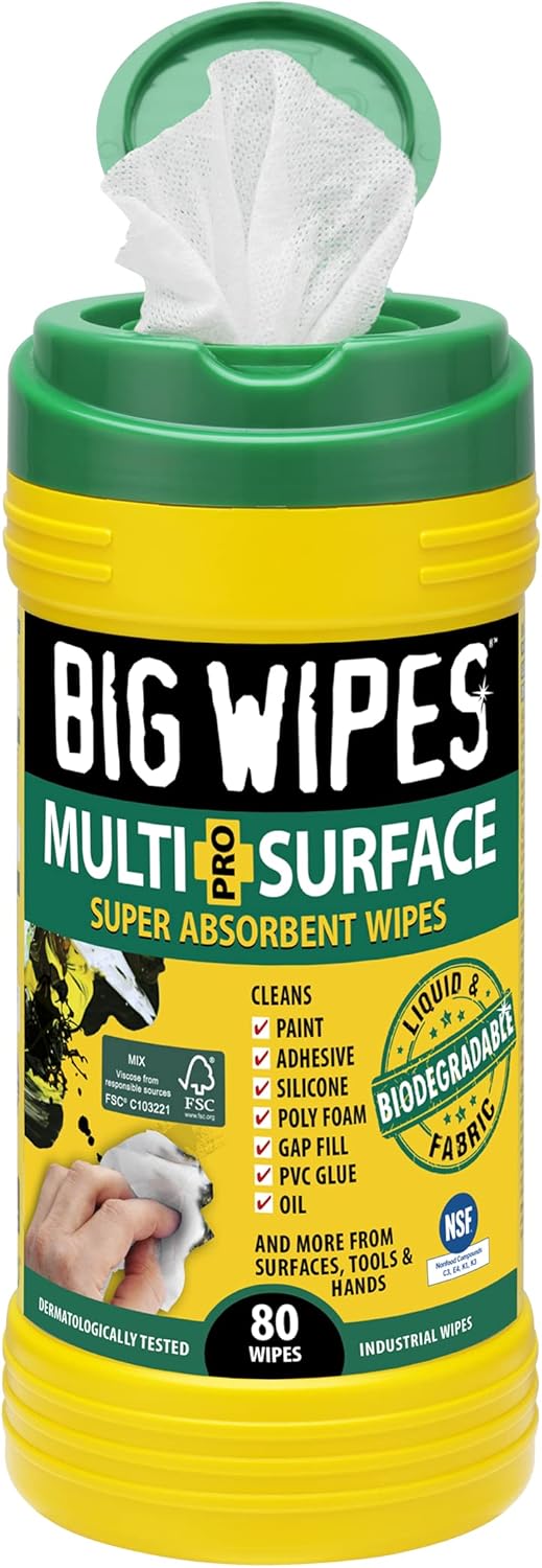 Case of 8 Multi Surface wipes 4x4 Formula