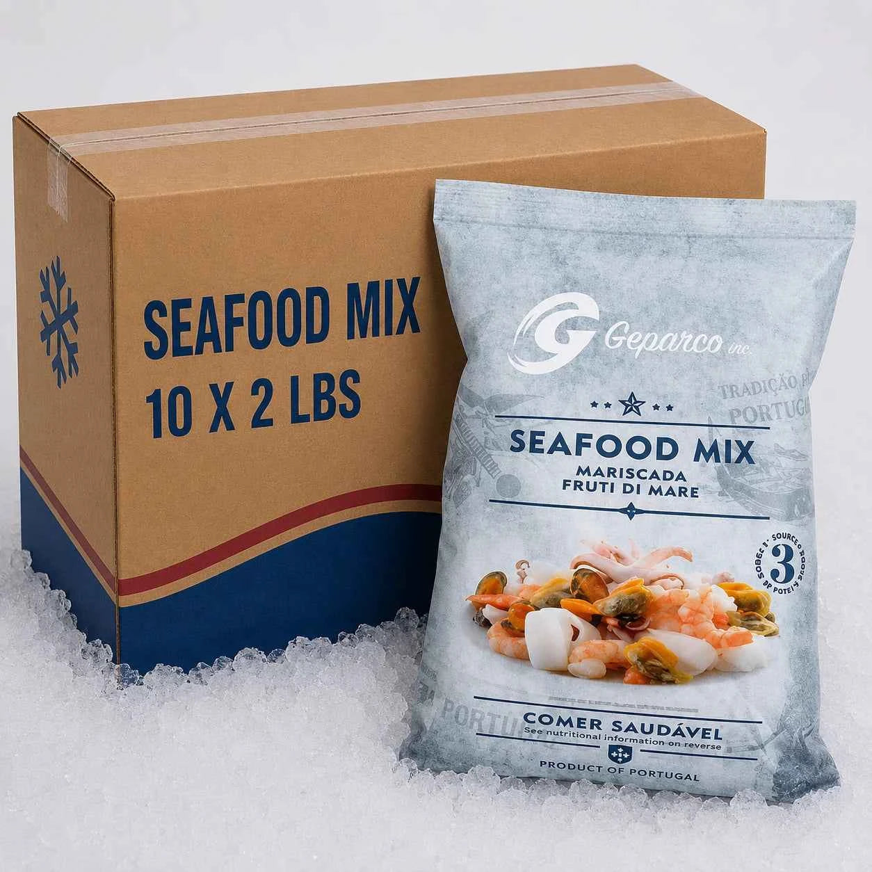 Seafood Mix  – Frozen | 20 LB (10 X 2 LBS)