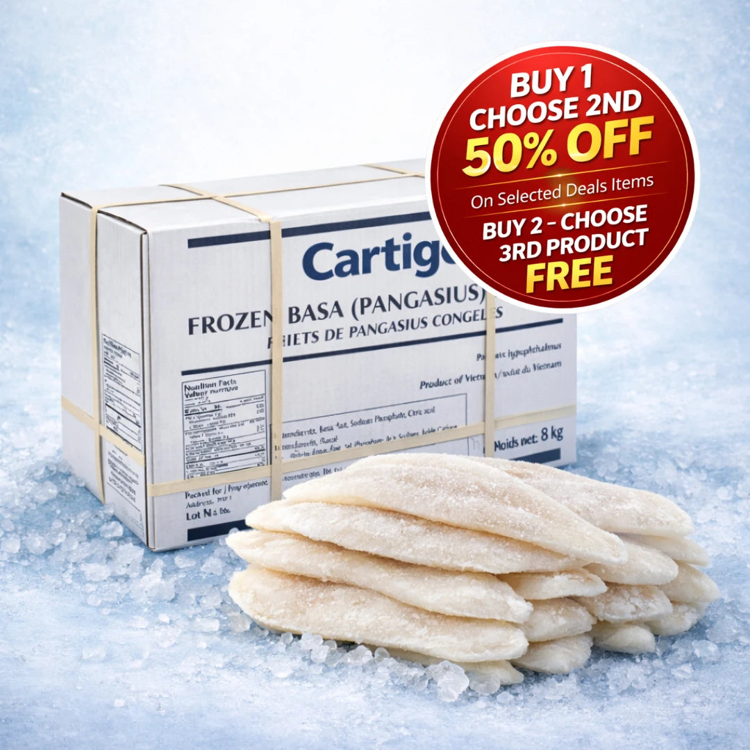 Basa Fillets – Frozen | 8 kg (2 × 4 kg)