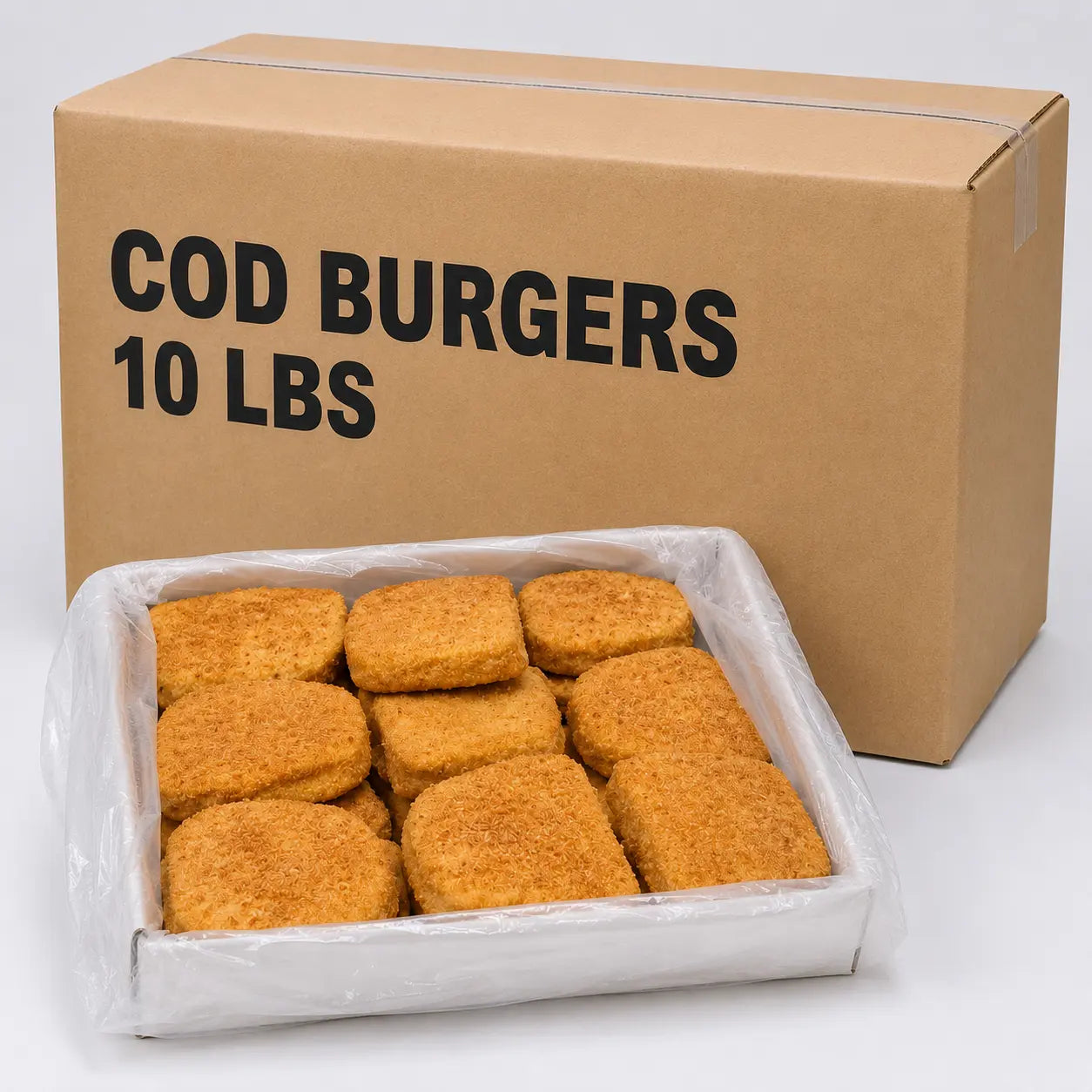 Cod Burgers – Frozen | 10LB