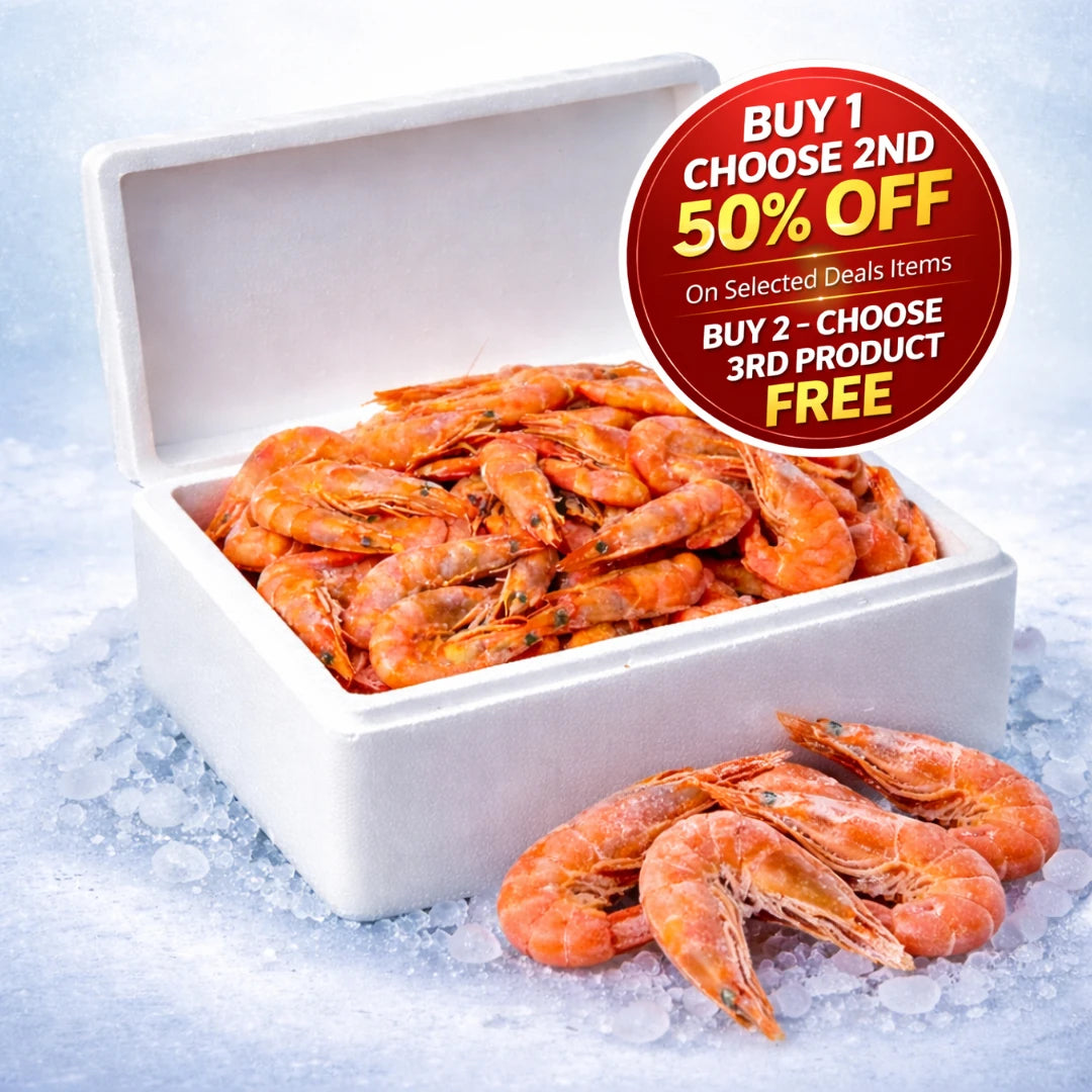 Wild Red Shrimp – Frozen | 10 kg