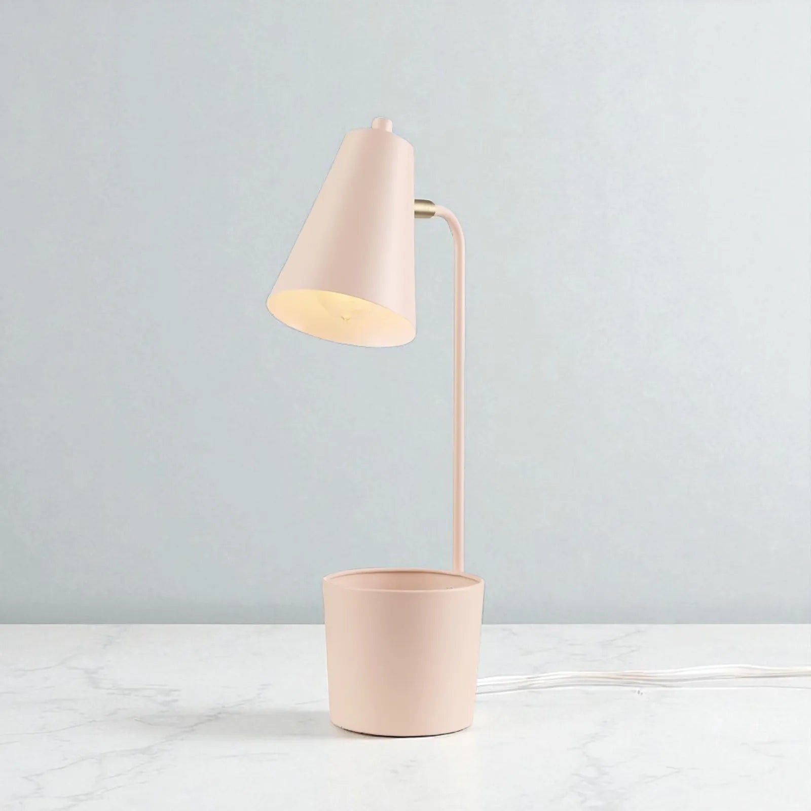 Organizer Desk Lamp, Matte Pink - Used