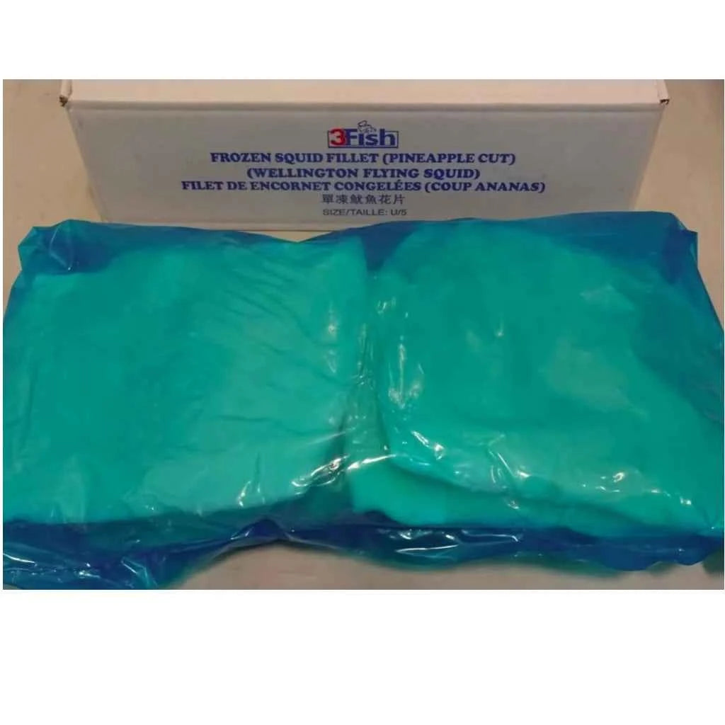 Pineapple Cut Squid Fillets – Frozen