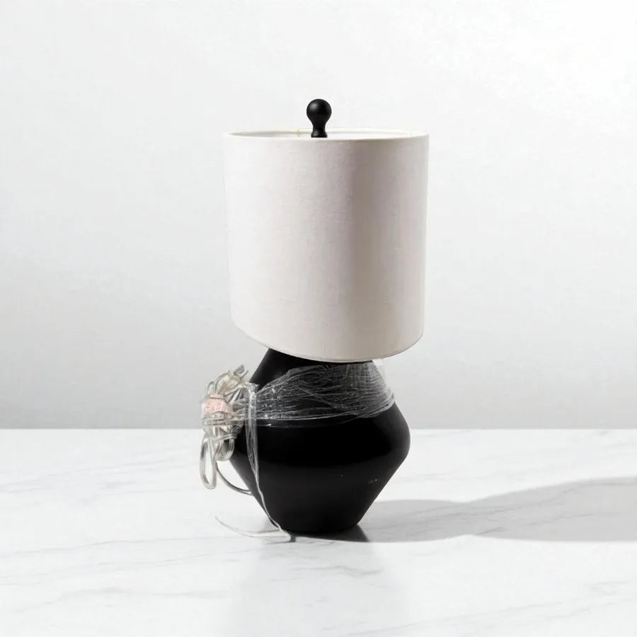 Modern Rustic Table Lamp- Used