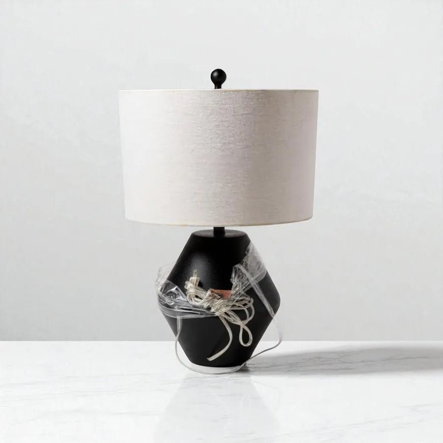 Modern Rustic Table Lamp- Used